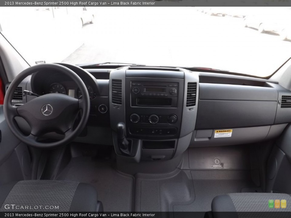 Lima Black Fabric Interior Dashboard for the 2013 Mercedes-Benz Sprinter 2500 High Roof Cargo Van #82701418