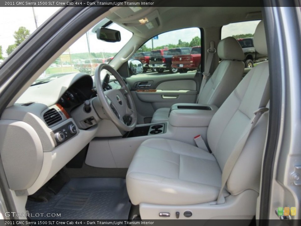 Dark Titanium/Light Titanium Interior Front Seat for the 2011 GMC Sierra 1500 SLT Crew Cab 4x4 #82703590
