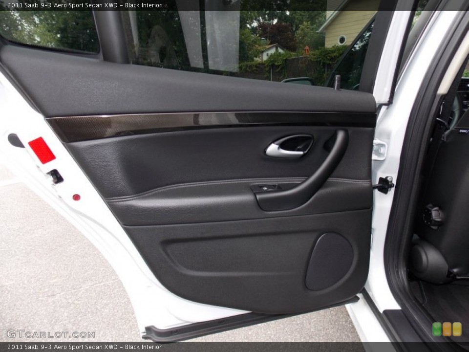 Black Interior Door Panel for the 2011 Saab 9-3 Aero Sport Sedan XWD #82704743
