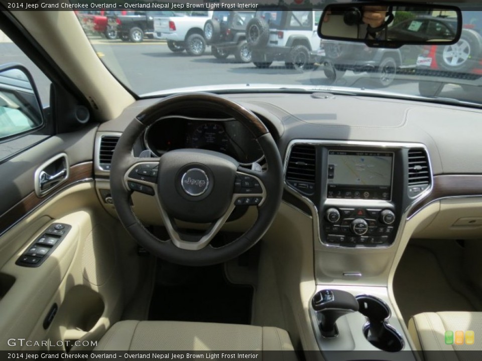 Overland Nepal Jeep Brown Light Frost Interior Dashboard for the 2014 Jeep Grand Cherokee Overland #82705275