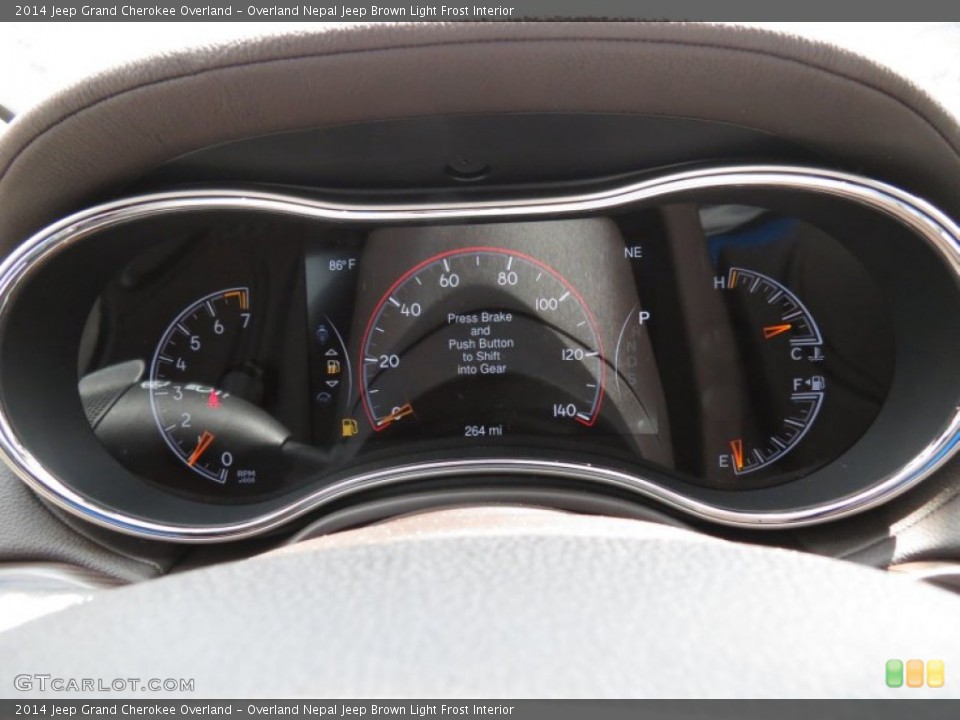 Overland Nepal Jeep Brown Light Frost Interior Gauges for the 2014 Jeep Grand Cherokee Overland #82705361