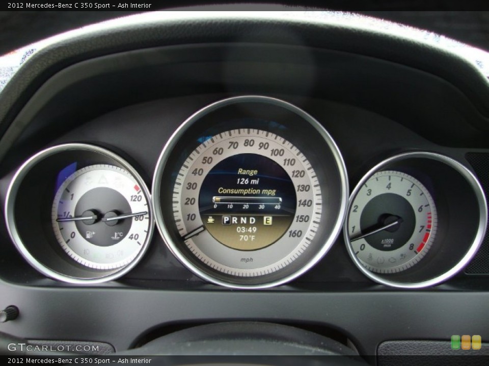 Ash Interior Gauges for the 2012 Mercedes-Benz C 350 Sport #82705362