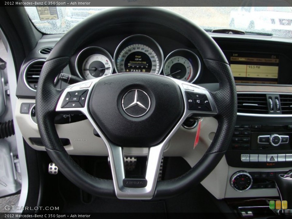 Ash Interior Steering Wheel for the 2012 Mercedes-Benz C 350 Sport #82705387