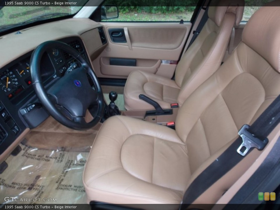 Beige 1995 Saab 9000 Interiors