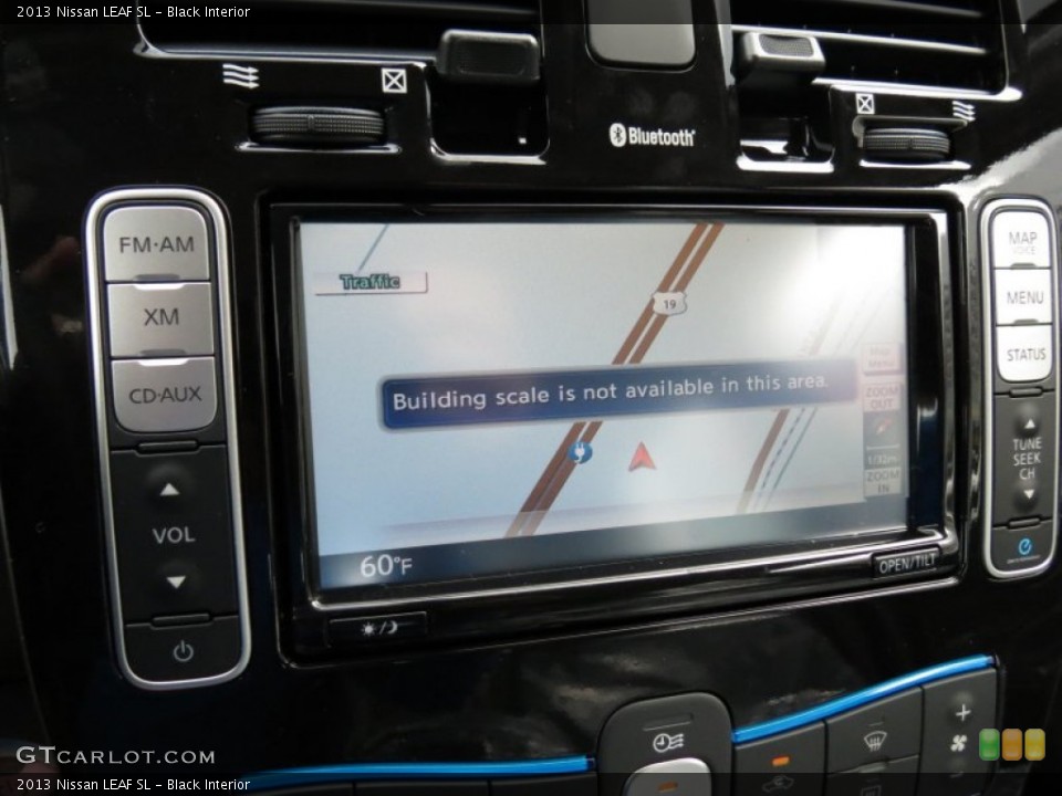 Black Interior Navigation for the 2013 Nissan LEAF SL #82706729
