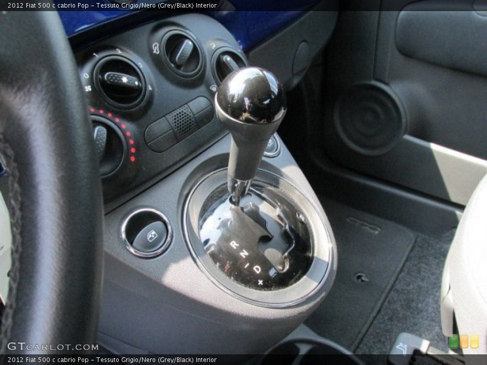 Tessuto Grigio/Nero (Grey/Black) Interior Transmission for the 2012 Fiat 500 c cabrio Pop #82707160