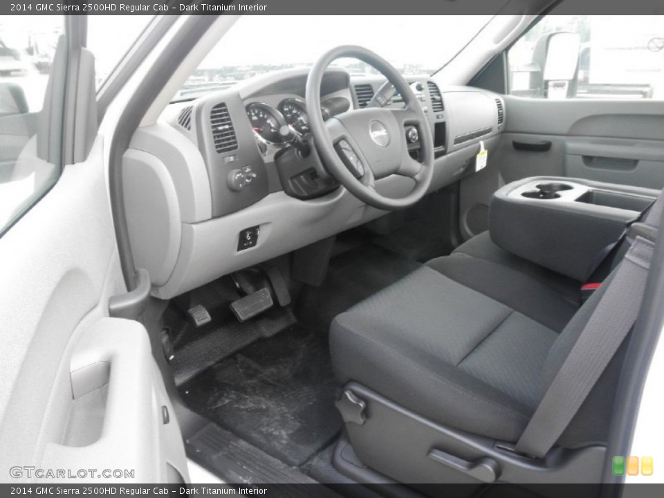 Dark Titanium Interior Prime Interior for the 2014 GMC Sierra 2500HD Regular Cab #82707220