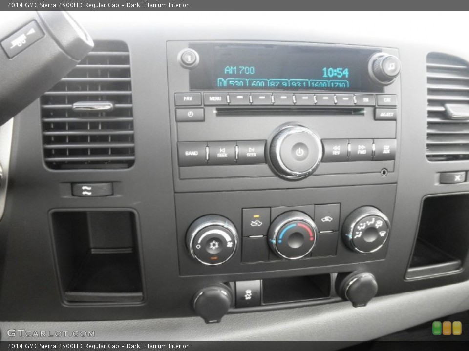 Dark Titanium Interior Controls for the 2014 GMC Sierra 2500HD Regular Cab #82707231