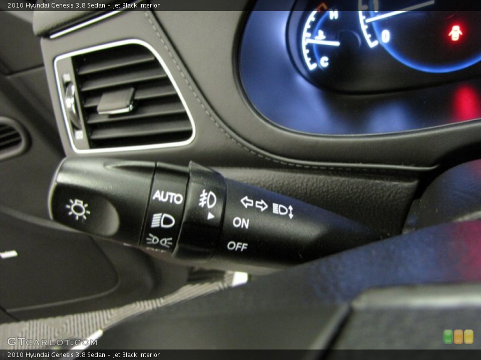Jet Black Interior Controls for the 2010 Hyundai Genesis 3.8 Sedan #82707243