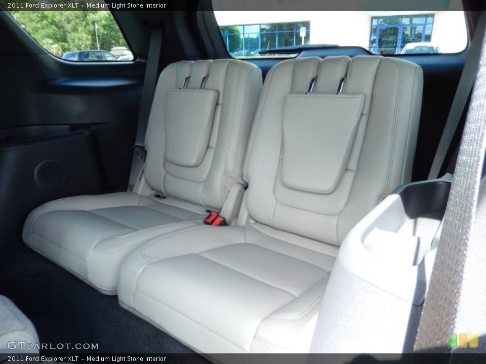 Medium Light Stone Interior Rear Seat for the 2011 Ford Explorer XLT #82707646