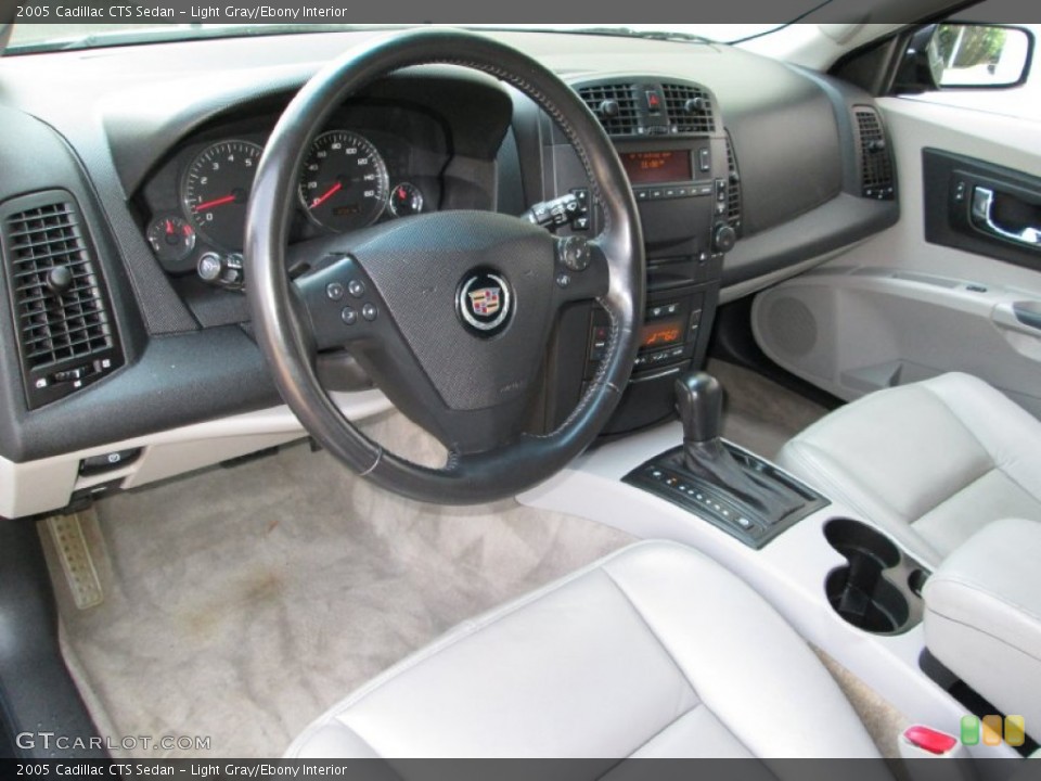 Light Gray/Ebony Interior Prime Interior for the 2005 Cadillac CTS Sedan #82709141