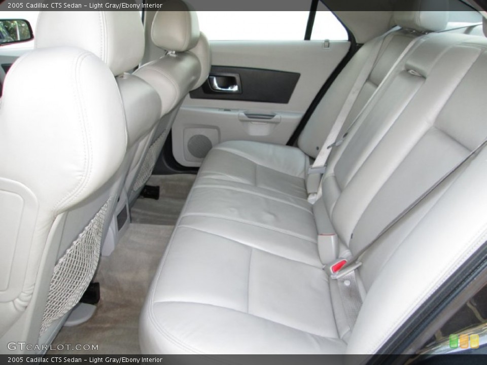 Light Gray/Ebony Interior Rear Seat for the 2005 Cadillac CTS Sedan #82709182