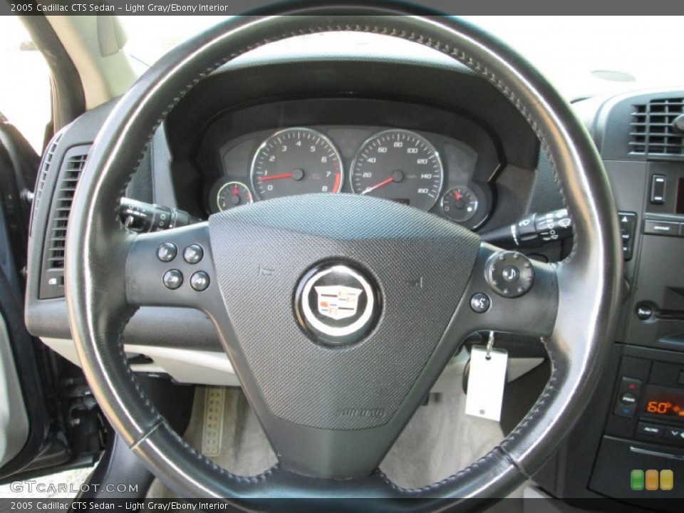 Light Gray/Ebony Interior Steering Wheel for the 2005 Cadillac CTS Sedan #82709278