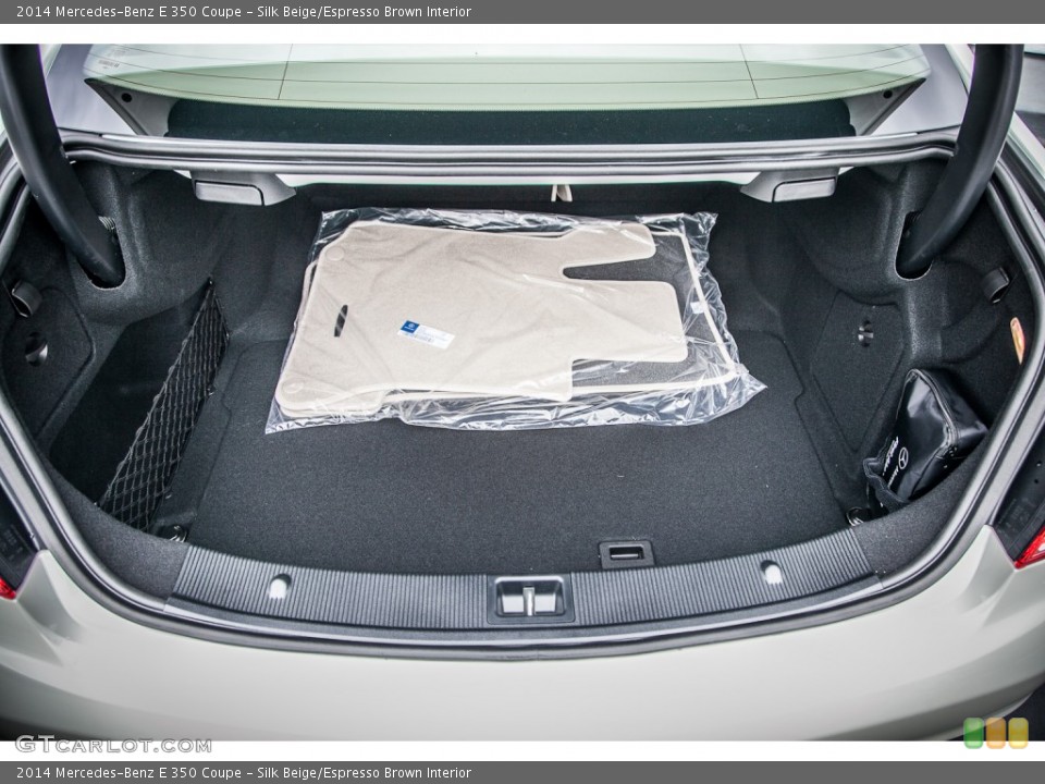 Silk Beige/Espresso Brown Interior Trunk for the 2014 Mercedes-Benz E 350 Coupe #82709296