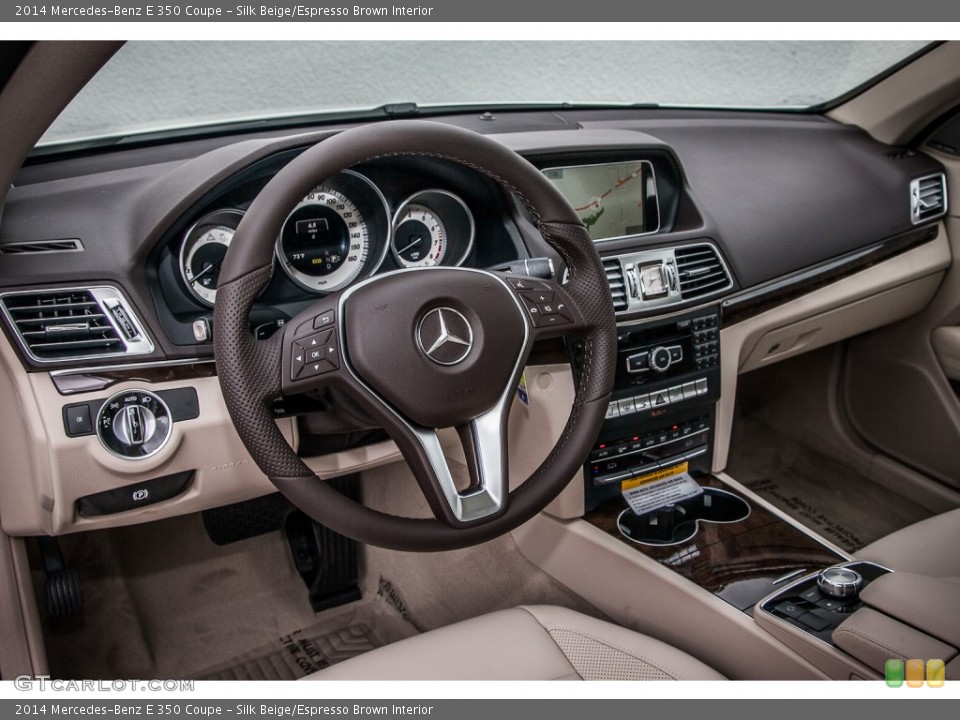 Silk Beige/Espresso Brown Interior Dashboard for the 2014 Mercedes-Benz E 350 Coupe #82709344