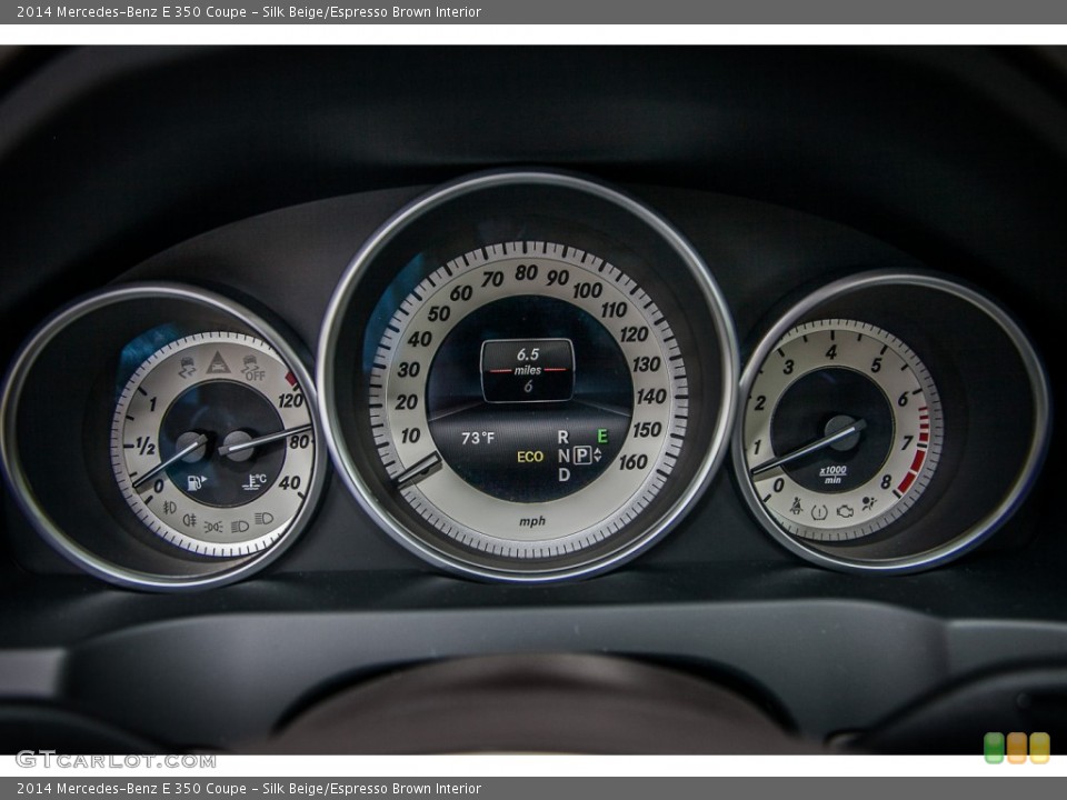 Silk Beige/Espresso Brown Interior Gauges for the 2014 Mercedes-Benz E 350 Coupe #82709376