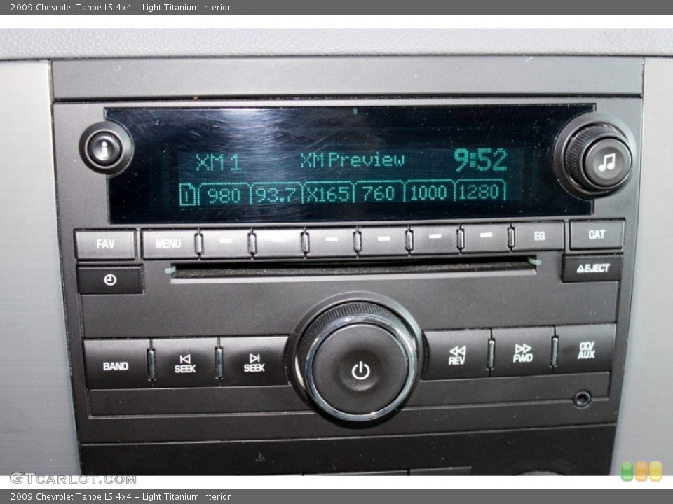 Light Titanium Interior Audio System for the 2009 Chevrolet Tahoe LS 4x4 #82709716