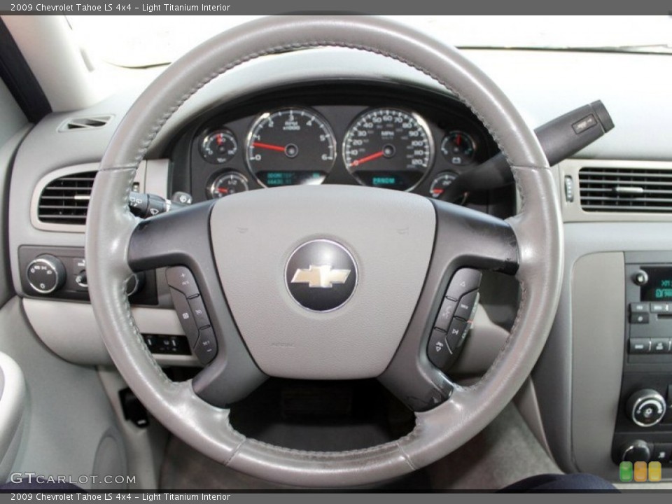 Light Titanium Interior Steering Wheel for the 2009 Chevrolet Tahoe LS 4x4 #82710137