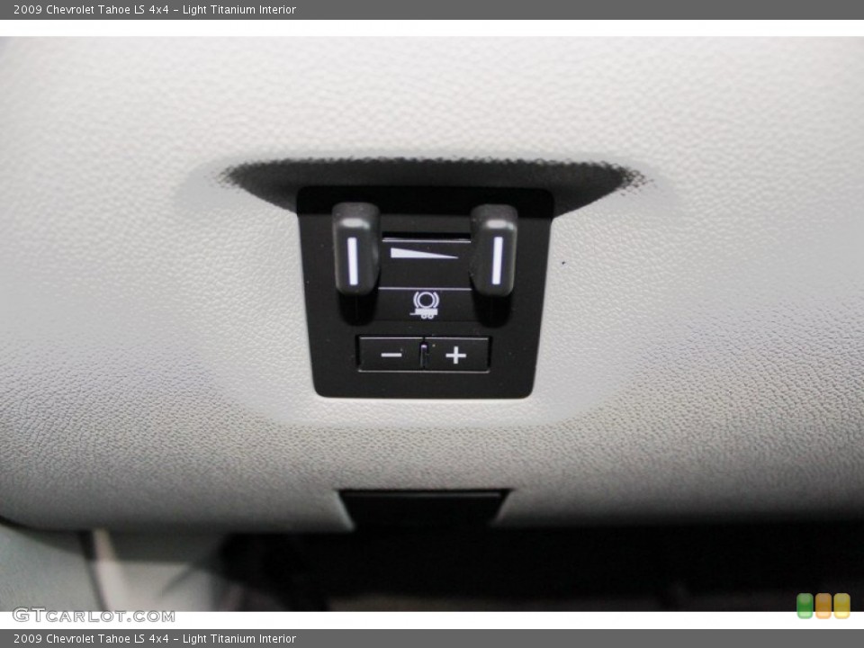 Light Titanium Interior Controls for the 2009 Chevrolet Tahoe LS 4x4 #82710248