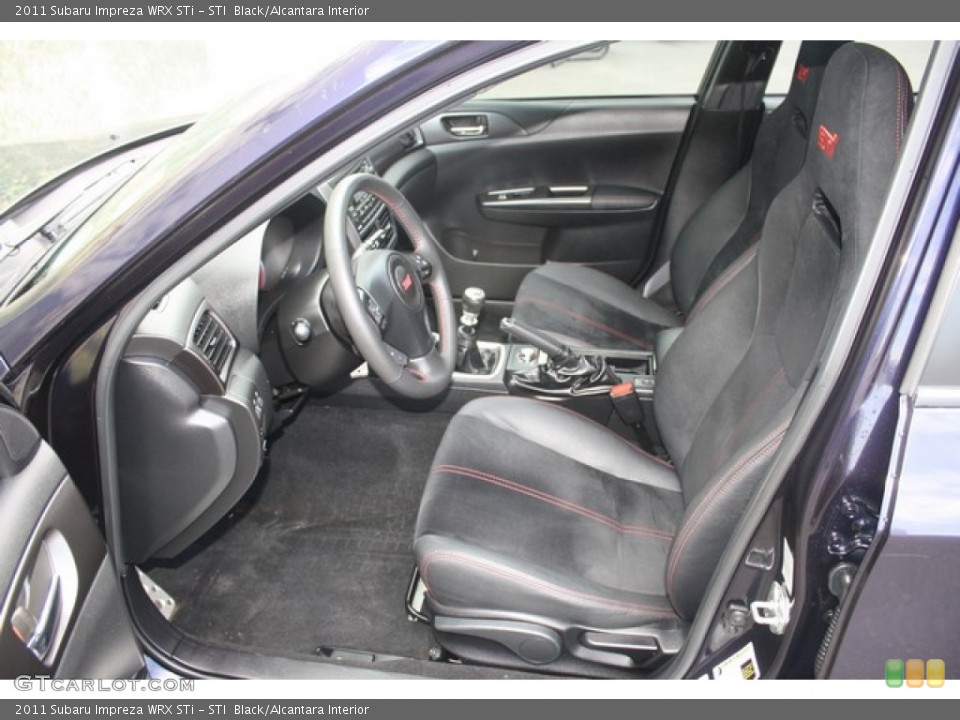 STI  Black/Alcantara Interior Front Seat for the 2011 Subaru Impreza WRX STi #82710874