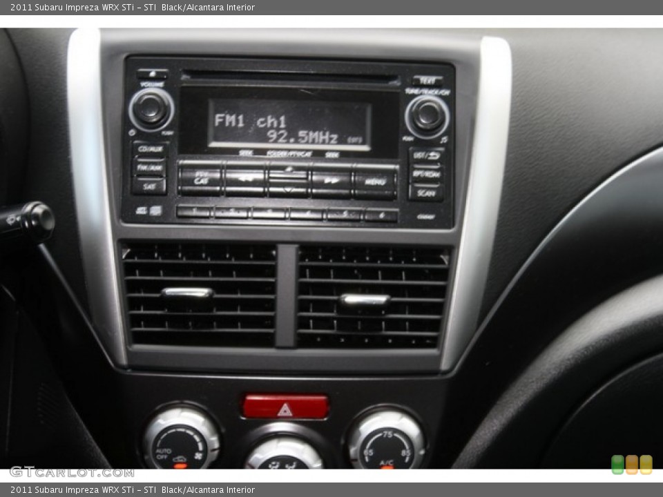 STI  Black/Alcantara Interior Controls for the 2011 Subaru Impreza WRX STi #82710931