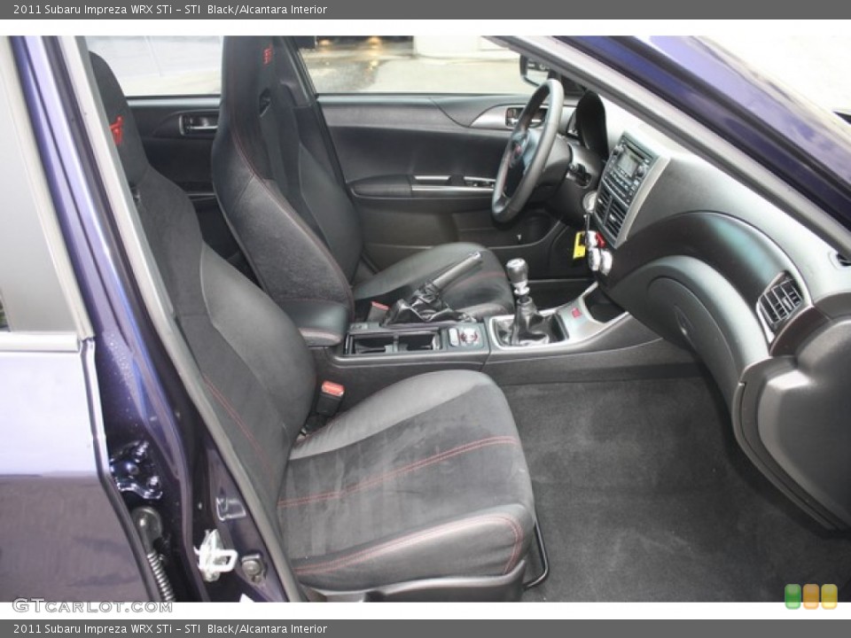 STI  Black/Alcantara Interior Front Seat for the 2011 Subaru Impreza WRX STi #82710979
