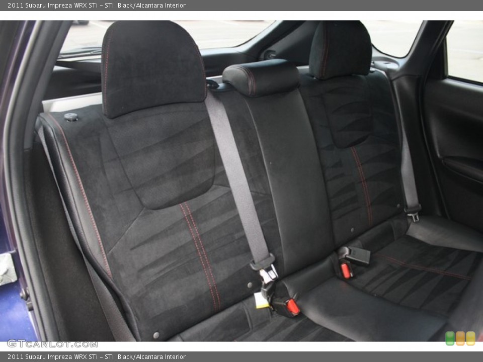 STI  Black/Alcantara Interior Rear Seat for the 2011 Subaru Impreza WRX STi #82711029