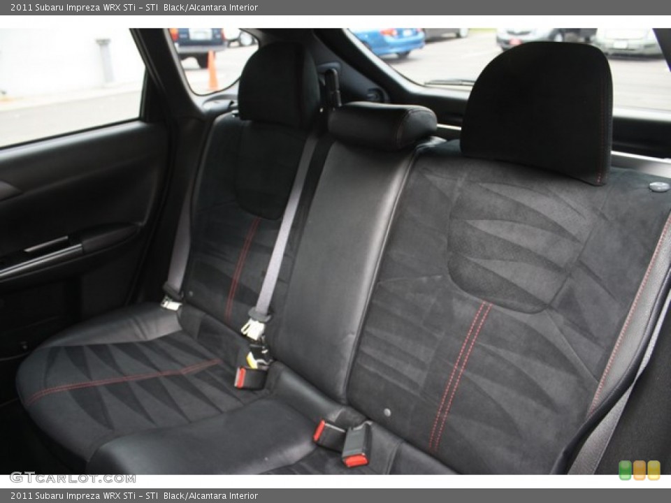 STI  Black/Alcantara Interior Rear Seat for the 2011 Subaru Impreza WRX STi #82711049