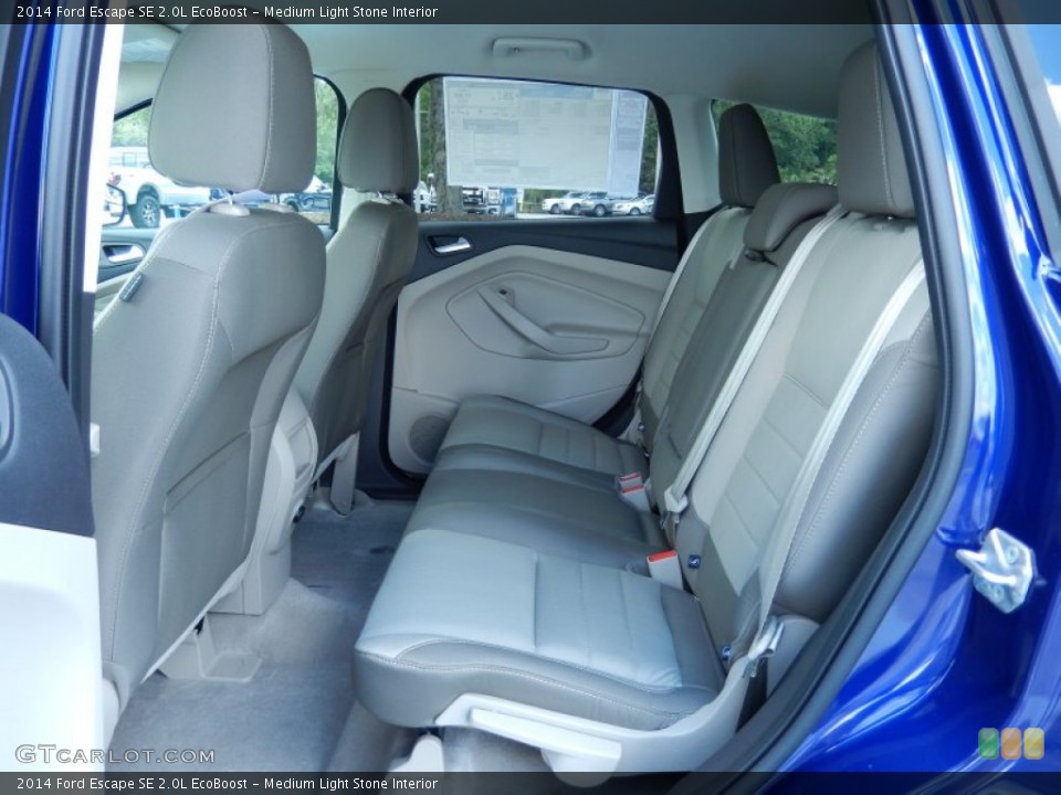 Medium Light Stone Interior Rear Seat for the 2014 Ford Escape SE 2.0L EcoBoost #82711549