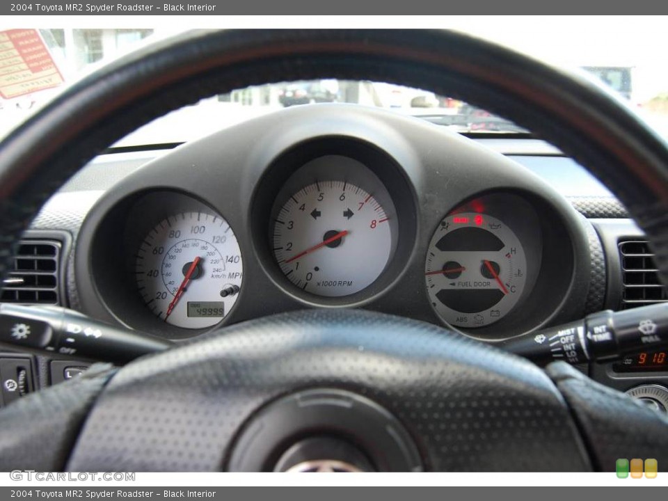 Black Interior Gauges for the 2004 Toyota MR2 Spyder Roadster #8271161