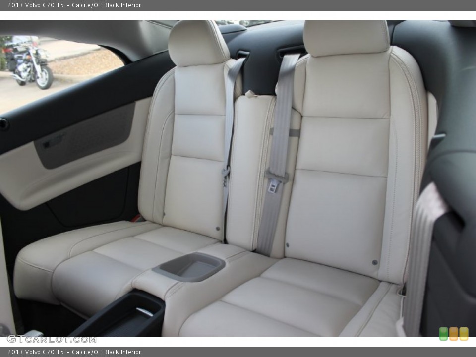Calcite/Off Black Interior Rear Seat for the 2013 Volvo C70 T5 #82712362