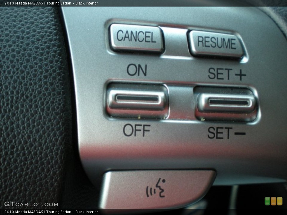 Black Interior Controls for the 2010 Mazda MAZDA6 i Touring Sedan #82712905