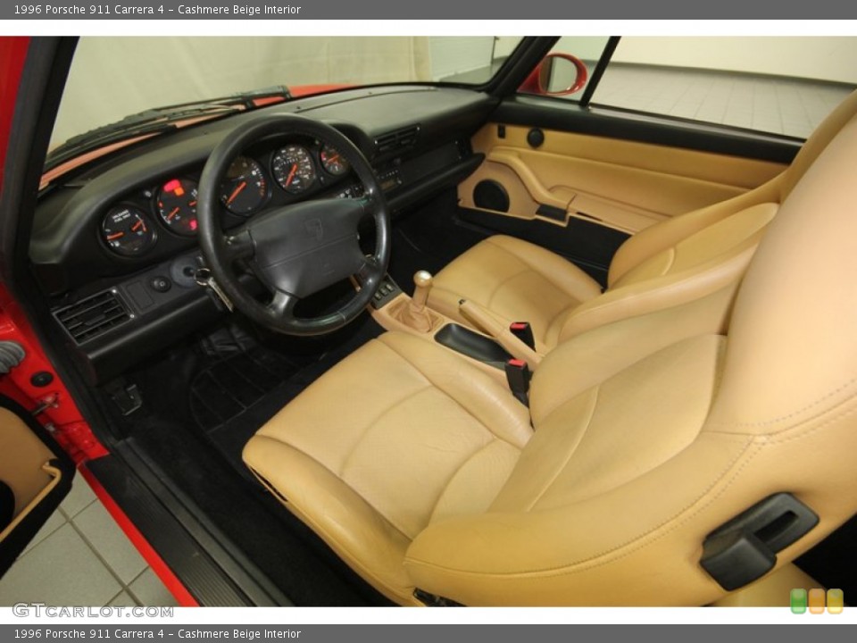 Cashmere Beige Interior Prime Interior for the 1996 Porsche 911 Carrera 4 #82714696