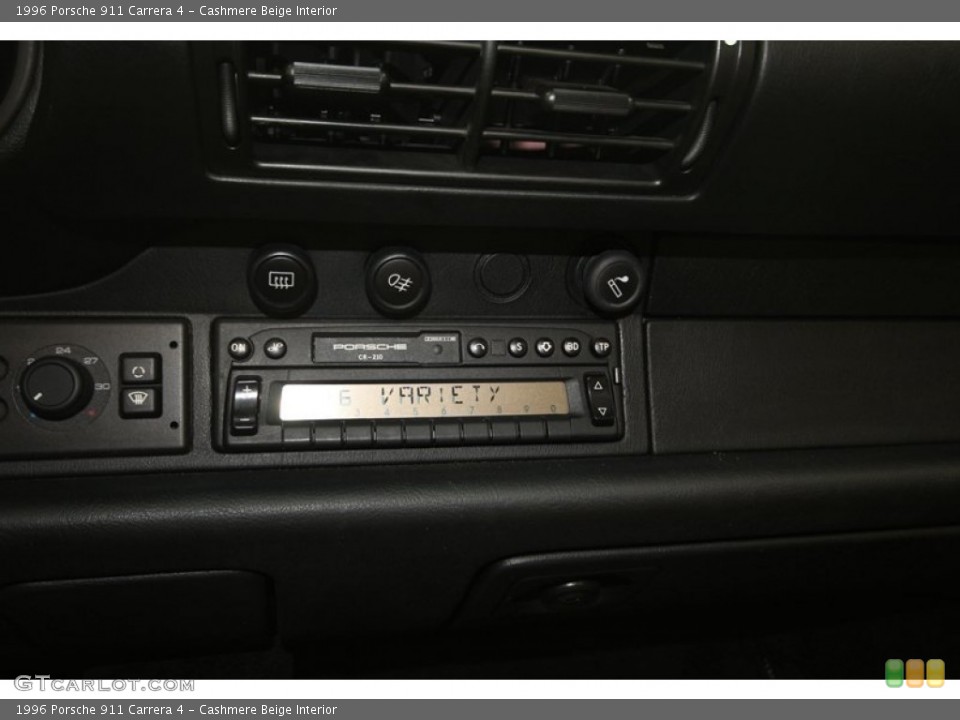 Cashmere Beige Interior Controls for the 1996 Porsche 911 Carrera 4 #82714804