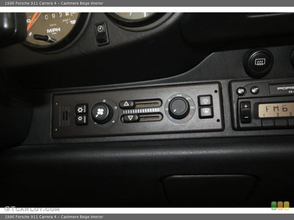 Cashmere Beige Interior Controls for the 1996 Porsche 911 Carrera 4 #82714821