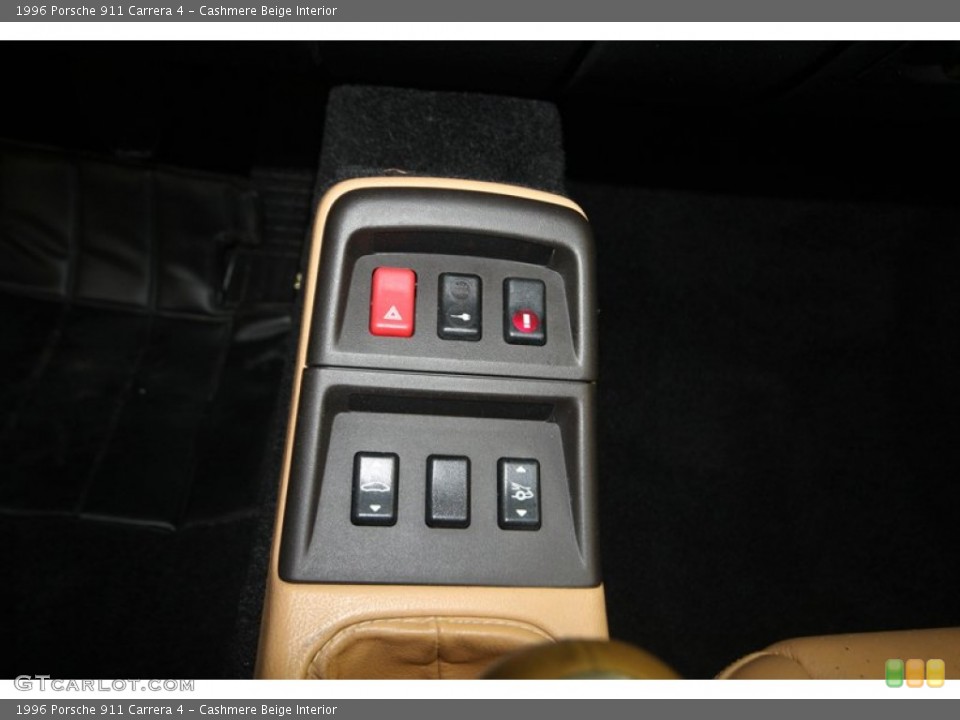 Cashmere Beige Interior Controls for the 1996 Porsche 911 Carrera 4 #82714836