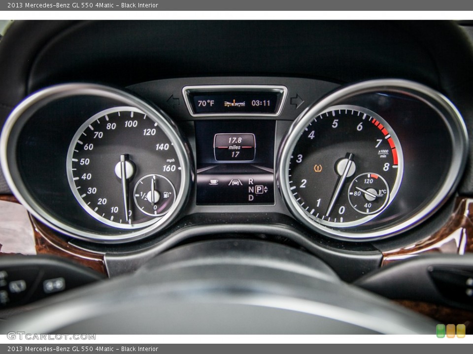 Black Interior Gauges for the 2013 Mercedes-Benz GL 550 4Matic #82716337