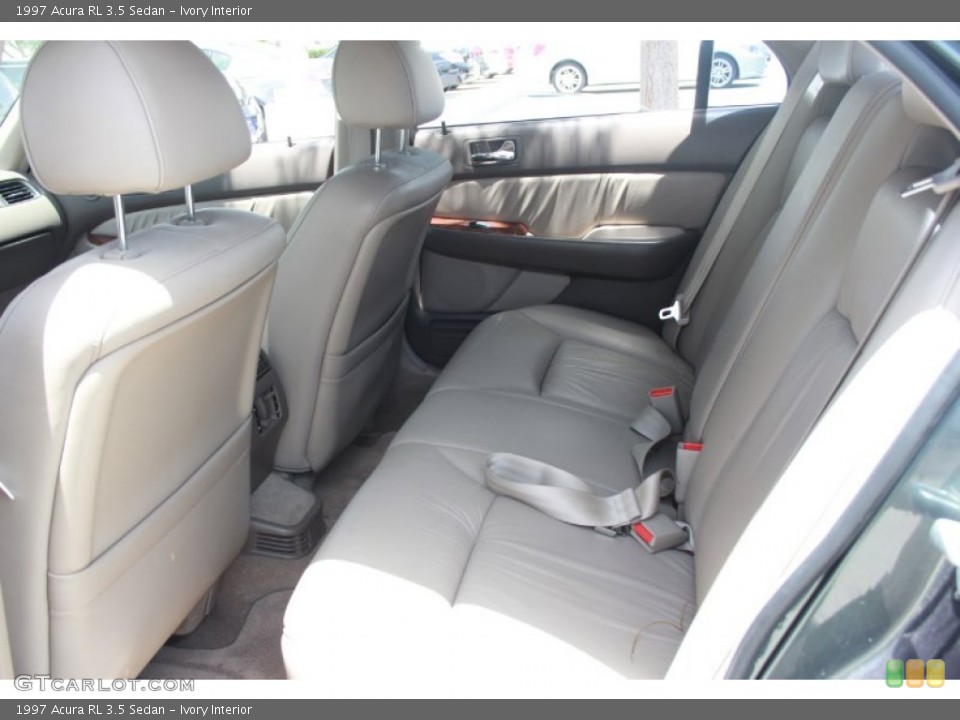 Ivory Interior Rear Seat for the 1997 Acura RL 3.5 Sedan #82718974