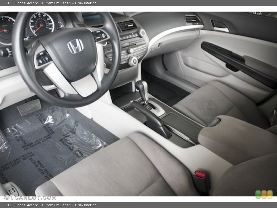 Gray Interior Prime Interior for the 2012 Honda Accord LX Premium Sedan #82719418