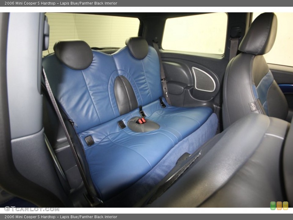 Lapis Blue/Panther Black Interior Rear Seat for the 2006 Mini Cooper S Hardtop #82721371