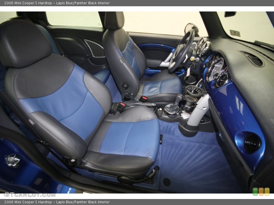 Lapis Blue/Panther Black 2006 Mini Cooper Interiors