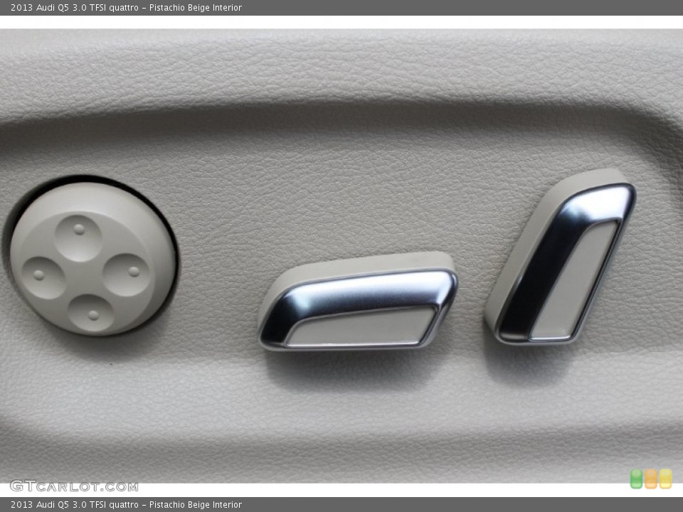 Pistachio Beige Interior Controls for the 2013 Audi Q5 3.0 TFSI quattro #82722229
