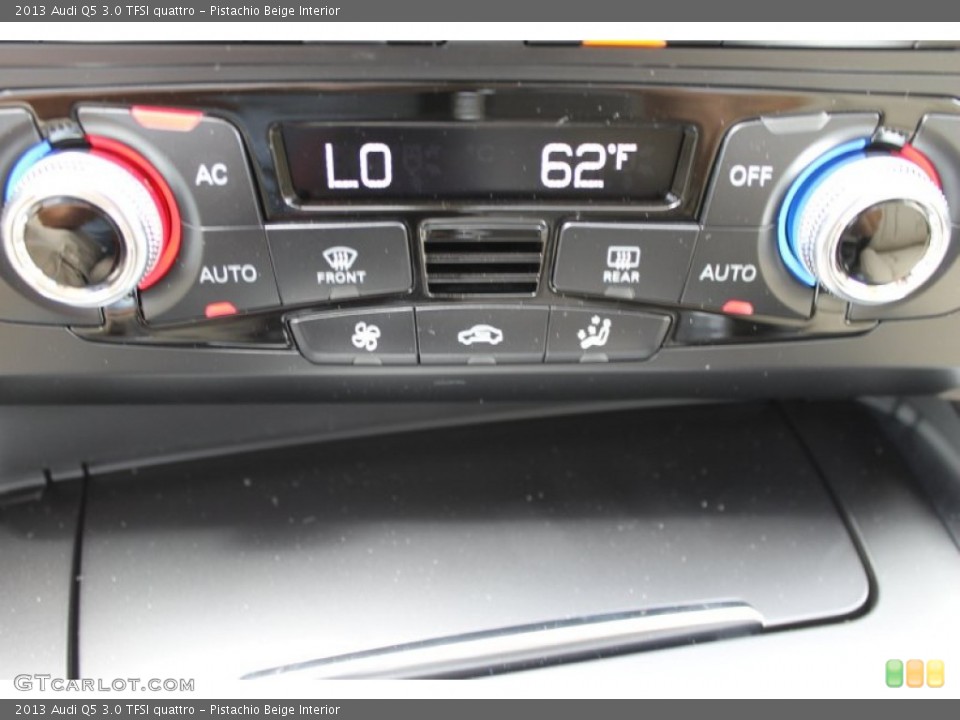 Pistachio Beige Interior Controls for the 2013 Audi Q5 3.0 TFSI quattro #82722359