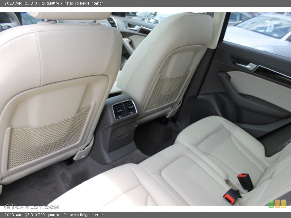 Pistachio Beige Interior Rear Seat for the 2013 Audi Q5 3.0 TFSI quattro #82722495