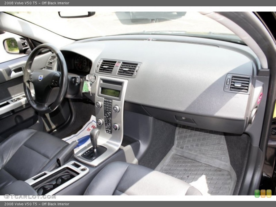 Off Black Interior Dashboard for the 2008 Volvo V50 T5 #82722654
