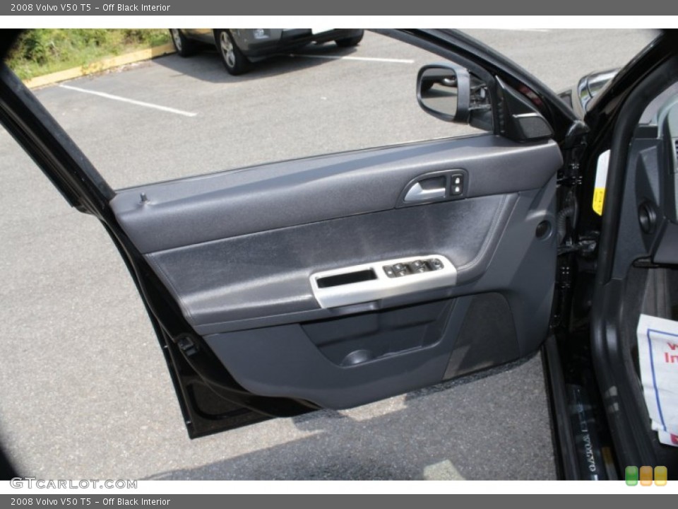 Off Black Interior Door Panel for the 2008 Volvo V50 T5 #82722793