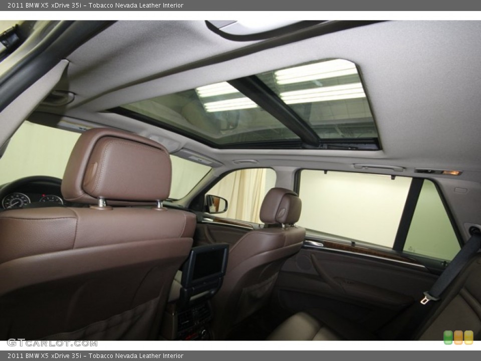 Tobacco Nevada Leather Interior Sunroof for the 2011 BMW X5 xDrive 35i #82723334