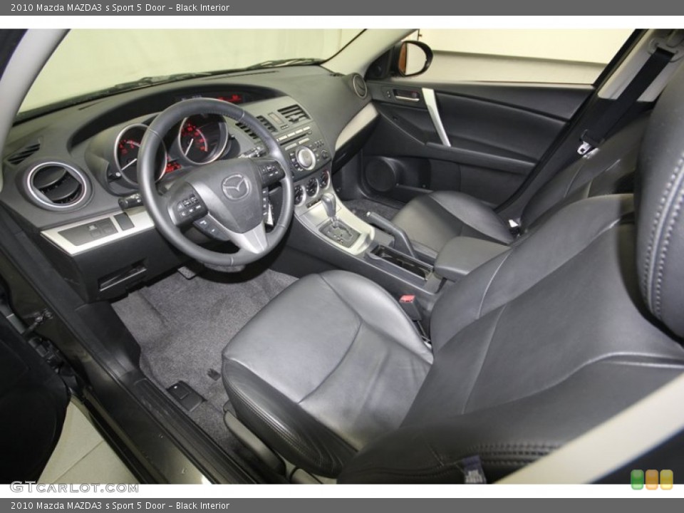 Black 2010 Mazda MAZDA3 Interiors