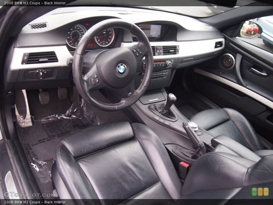 Black Interior Prime Interior for the 2008 BMW M3 Coupe #82726861