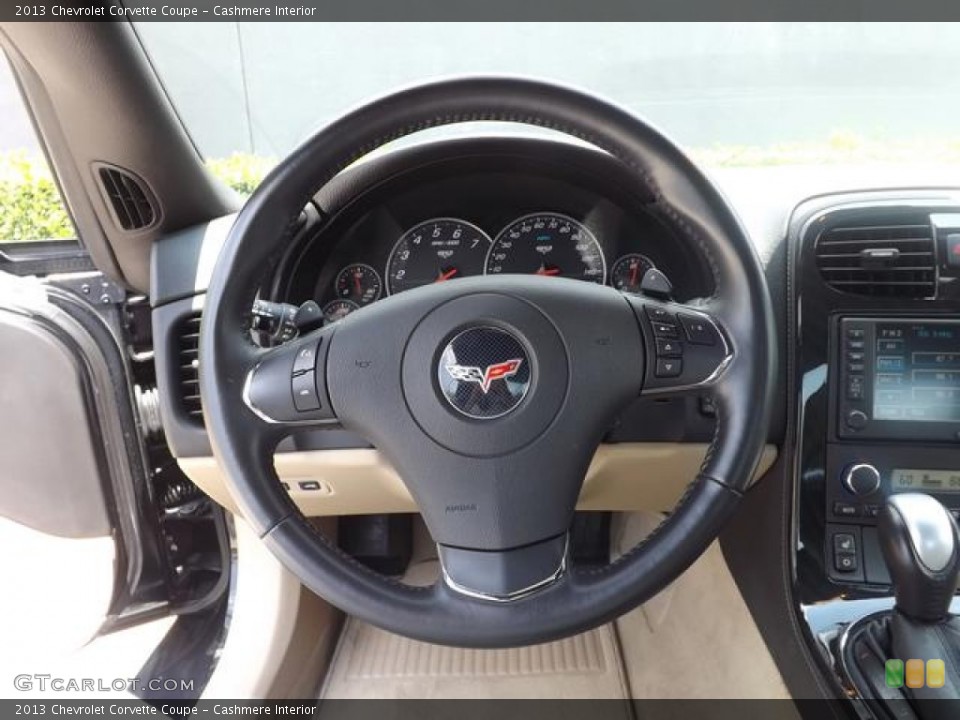 Cashmere Interior Steering Wheel for the 2013 Chevrolet Corvette Coupe #82731004